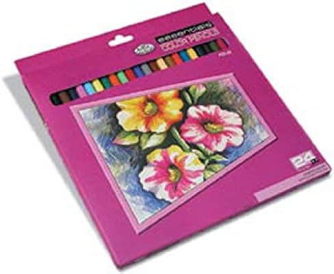 Royal Brush and Langnickel Essentials Color Pencil Set, 24-Piece