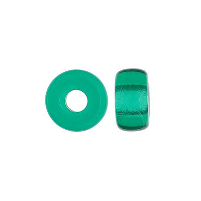 CROW BEADS TRANS 11mm DK.GREEN