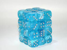 CHX Festive Dice: Luminary Sky w/ Silver 12mm d6 Block (36ct) 27966