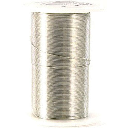 The Beadery 28 gauge craft wire 35 yard spool Silver