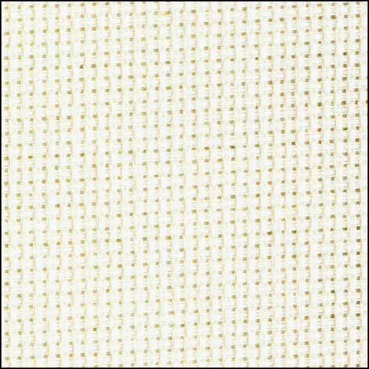 DMC CHARLES CRAFT Cotton Aida 18ct 38 x 45.7cm - Antique White