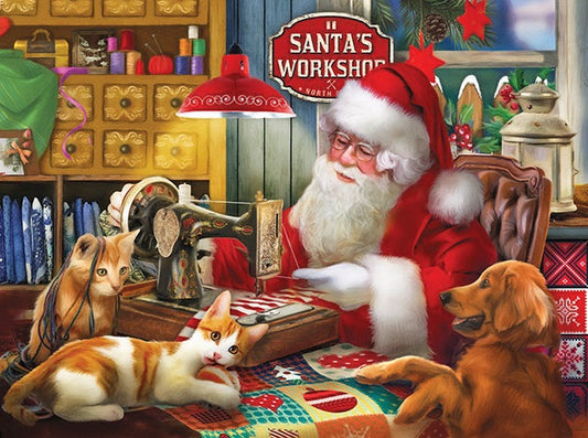 Santa's Quilting Workshop 1000 puzzle