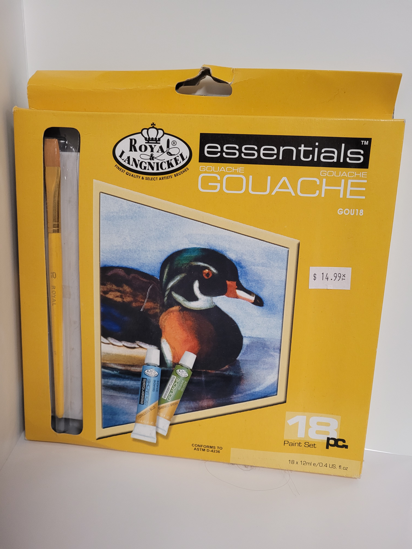Gouache 18 Color Pack w/ Bonus Brushes GOU18