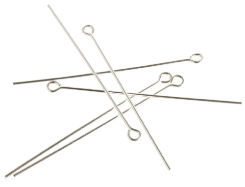 2" Eye Pin Silver 10-pc