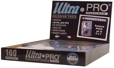 Ultra Pro 2 Pocket (5-by-7-inch Photos) Pages (100 Pages)
