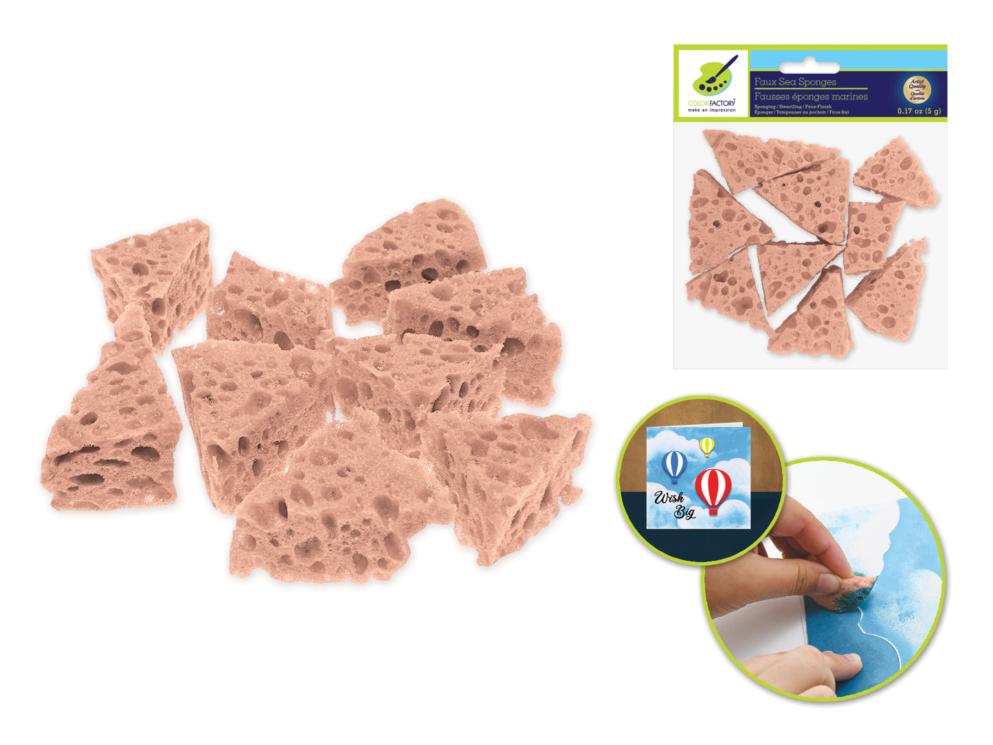 Color Factory:Faux Sea Sponge for Painting/Sponging/Faux-Fini