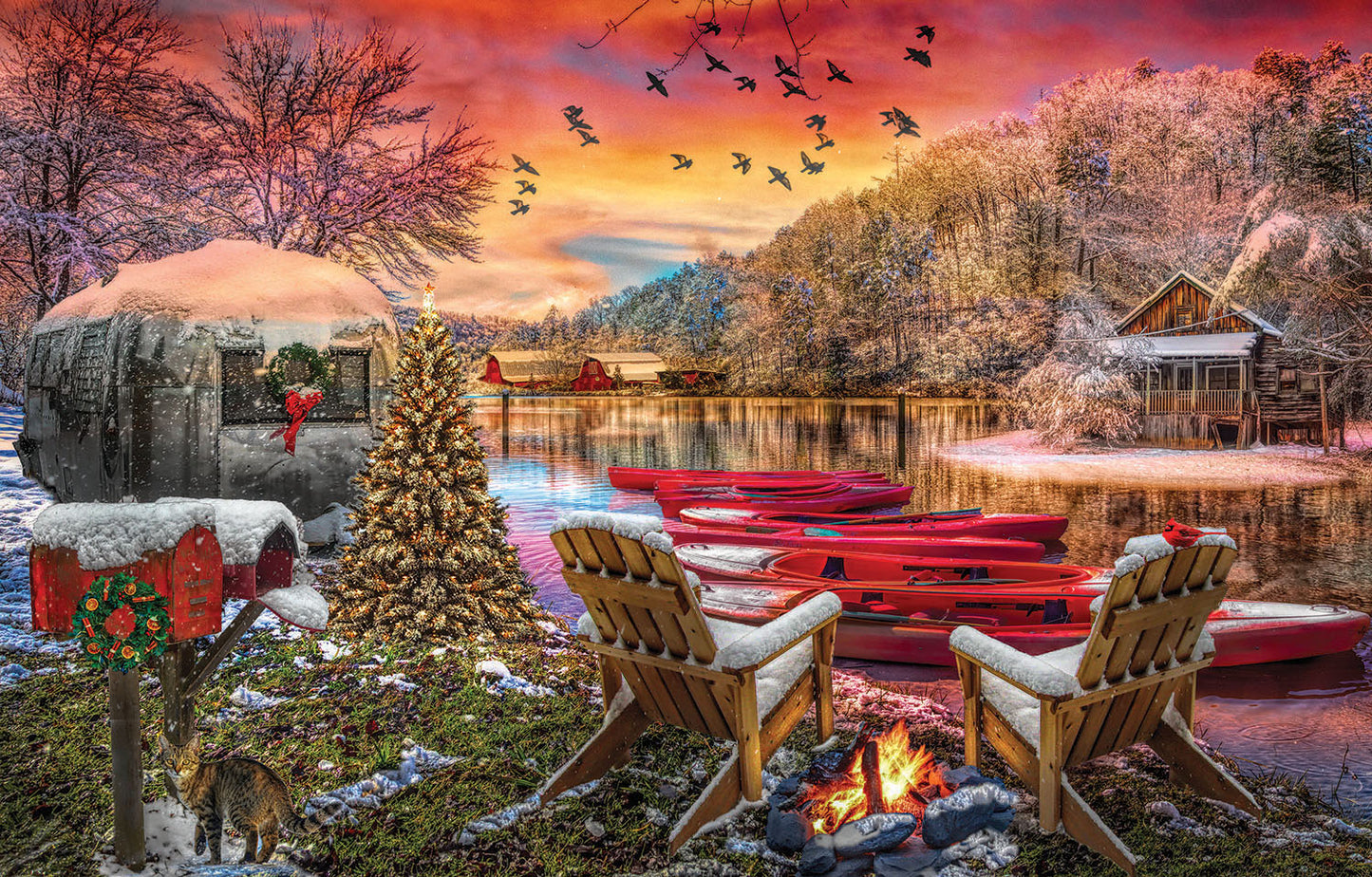 Christmas Eve Camping 1000 puzzle