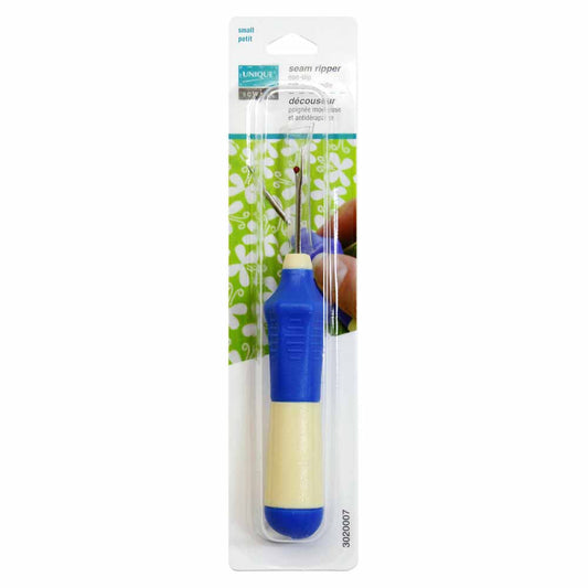 UNIQUE SEWING Seam Ripper Small - Extra Large Comfort Grip - Blue and Cream