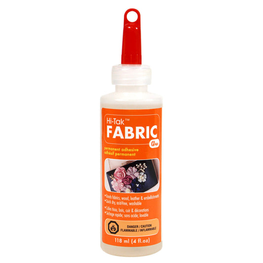 HI-TAK Fabric Glue - 118ml (4 fl. oz)