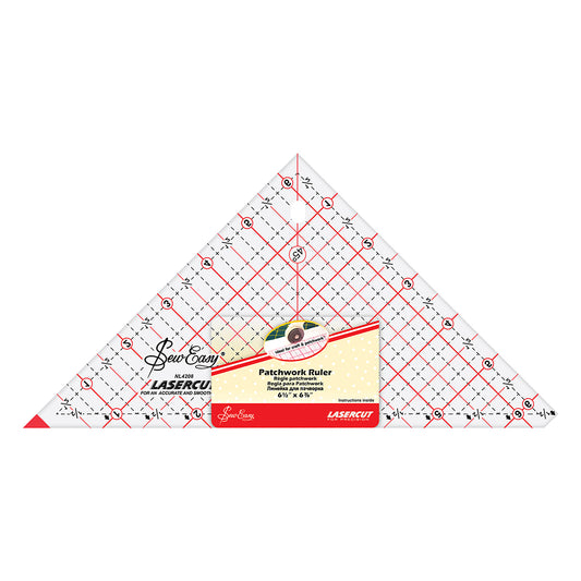 SEW EASY 90 Degree Triangle Ruler - 61⁄2" x 67⁄8"
