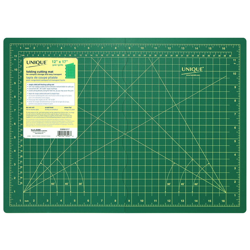UNIQUE Folding Cutting Mat - 12″ x 17″