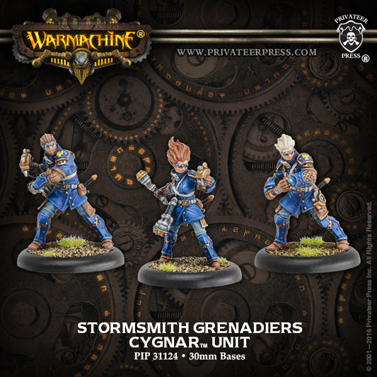 Warmachine: Cygnar: Stormsmith Grenadiers 31124