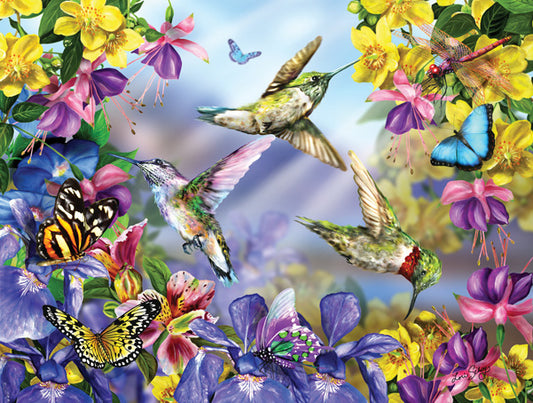 Butterflies & Hummingbirds 300 Pc