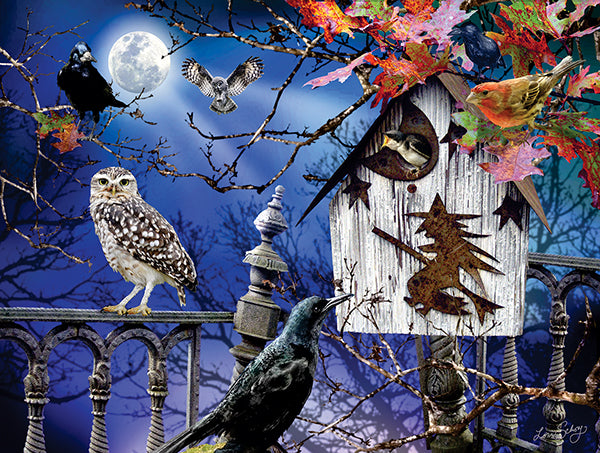Halloween Birdhouse 500 Pc Puzzle
