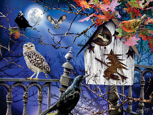 Halloween Birdhouse 500 Pc Puzzle
