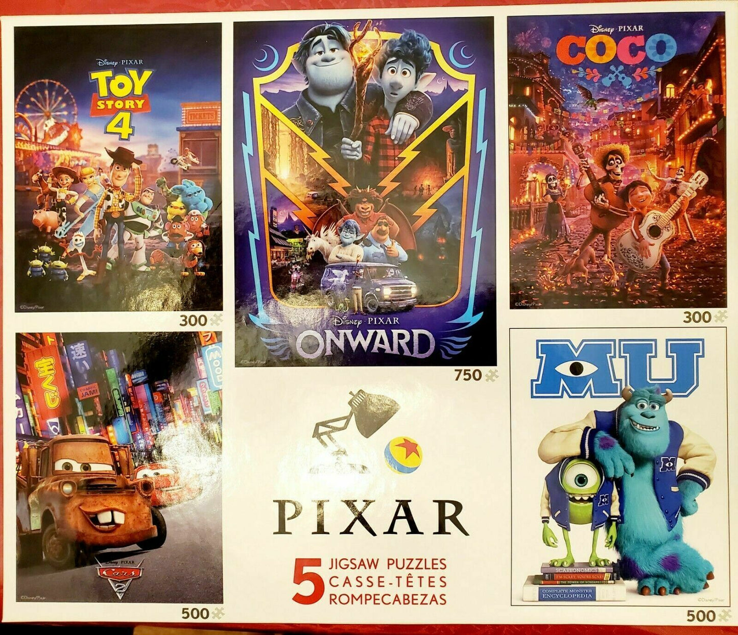 Disney 5 in 1 puzzles Pixar