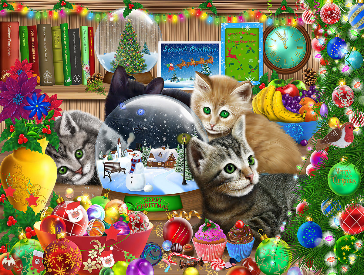 Snow Globe Kittens 300 Puzzle