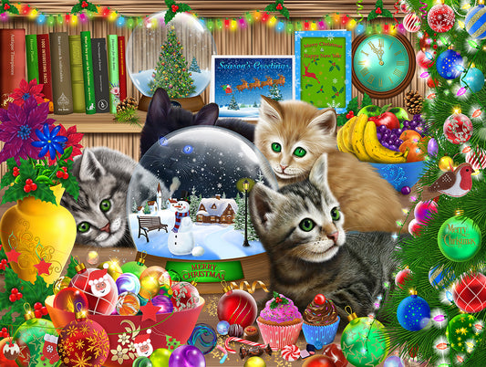 Snow Globe Kittens 300 Puzzle
