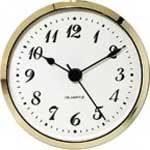 Clock Fit-Up - 3 1/2" - White/Arabic