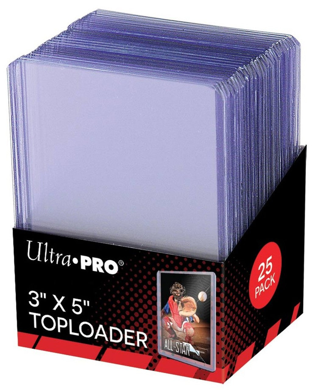 Ultra Pro Toploader Series 3" X 5" Toploader Card Holders [25 Ct]
