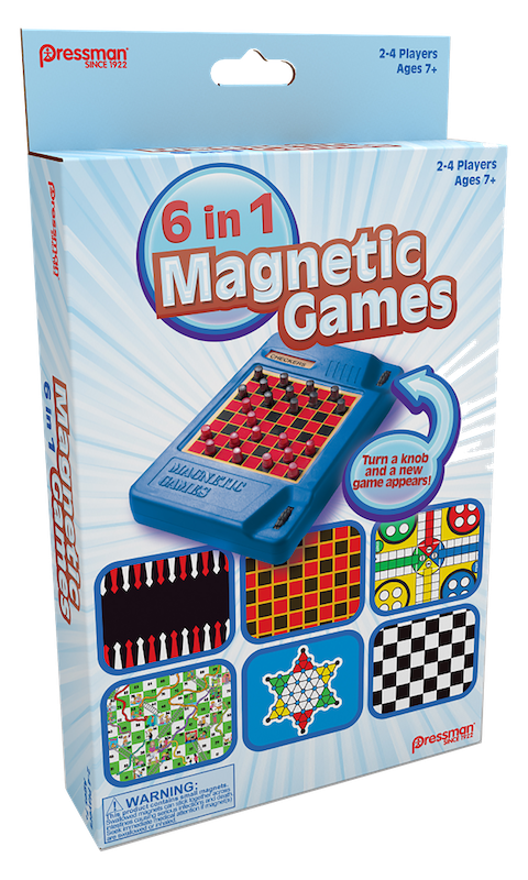 6-In-1 Travel Magnetic Games