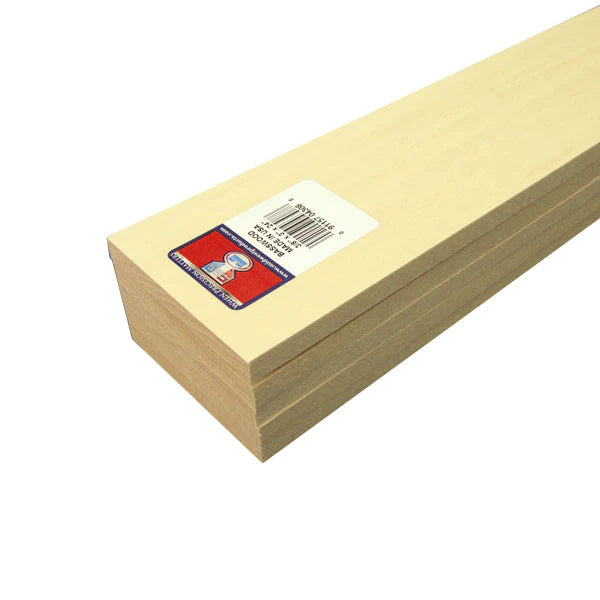 3/8 x 3 x 24 Basswood Sheets-SKU 4308