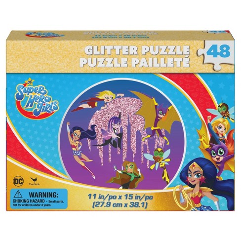 DC Super Hero Girls Kids' Glitter Puzzle - 48pc