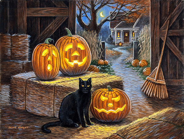 Cat O Lantern 500pc puzzle