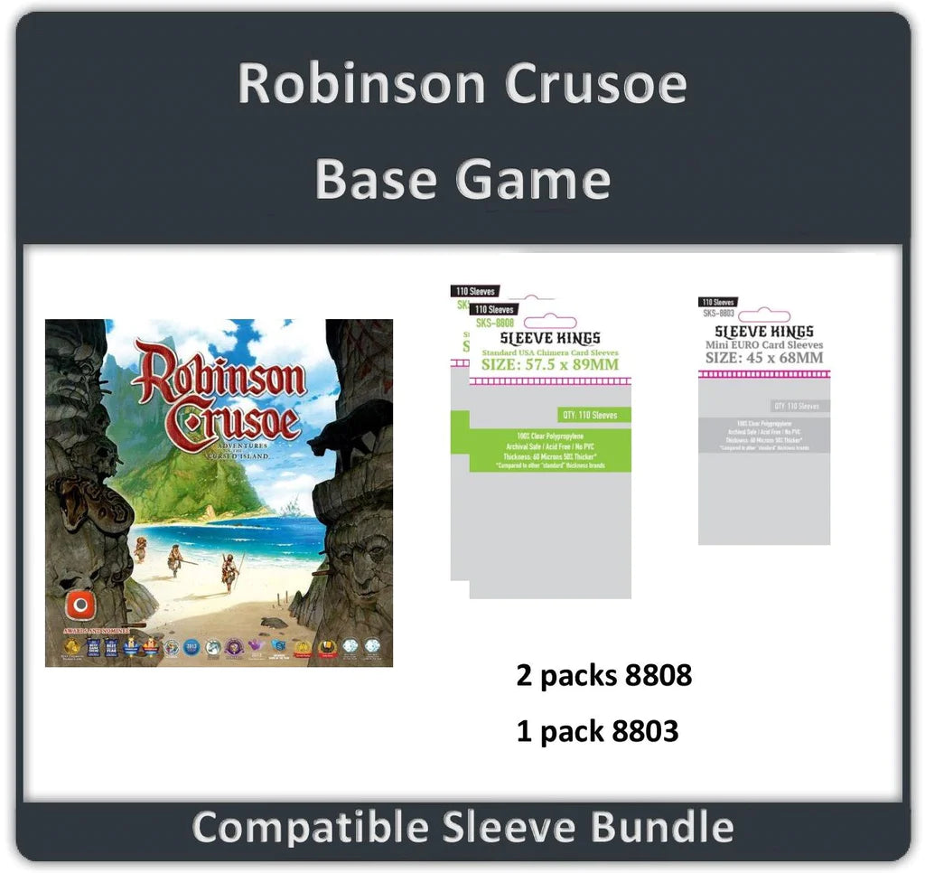 "Robinson Crusoe Compatible" Sleeves Bundle