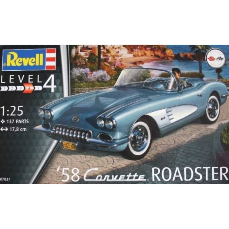 REVELL 07037 1/25 1958 Corvette Roadster