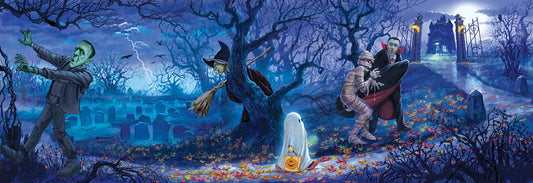 Halloween Scene 500 Pc Puzzle