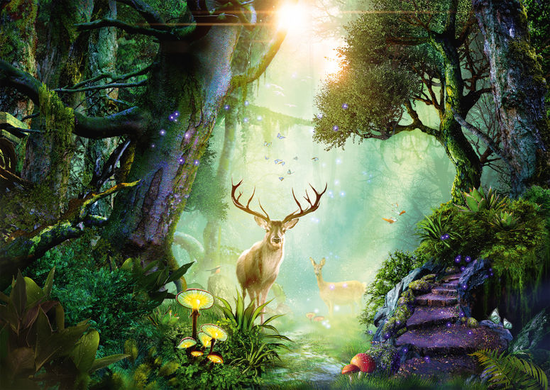 Deer in the Forest 1000 Piece