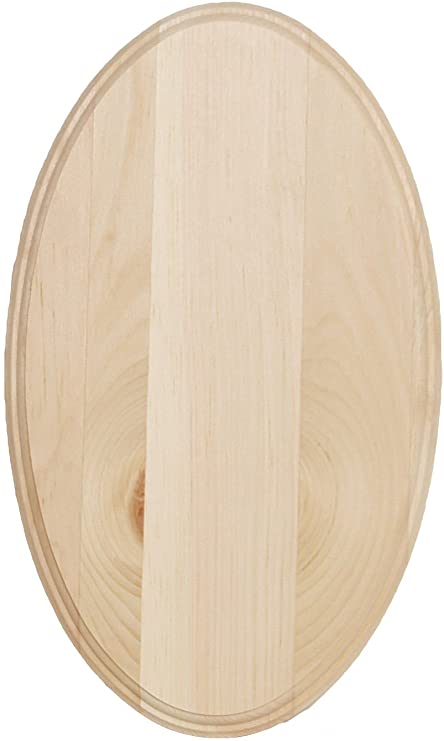 Oval - 5" Long x 3 1/2 Wide x 5/16" thick
