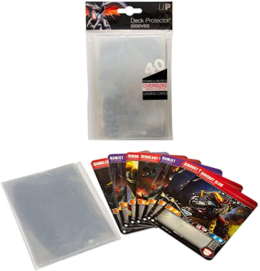 Ultra Pro Oversized Clear Top Loading Deck Protector Sleeves 40ct