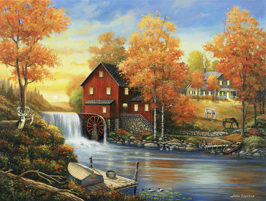 Sunset at the Old Mill 300