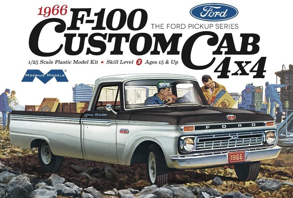 1/25 1966 Ford F100 Custom Cab 4x4