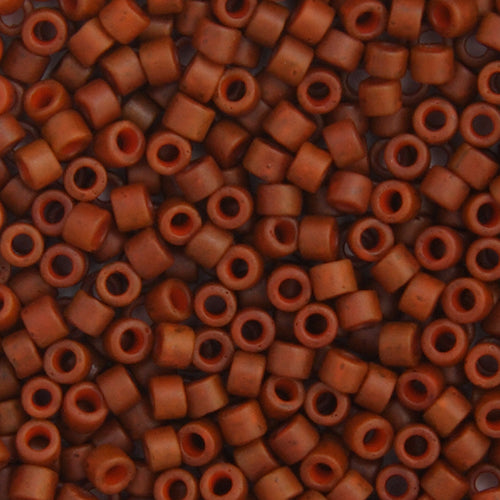 Delica 11/0 RD Sienna Matte-Dyed