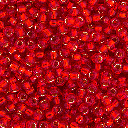Miyuki Seed Bead 8/0 apx.22g Flame Red Silver Lined