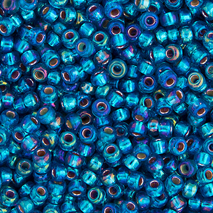 Miyuki Seed Bead 11/0 apx.22g Capri Blue Silver Lined AB