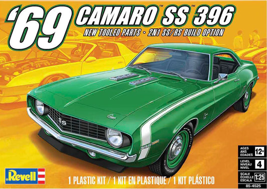 Revell 1/25 Chevrolet Camaro SS 396 1969 85-4525