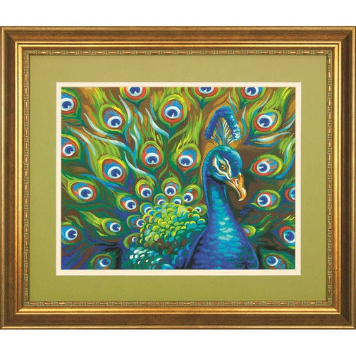 Dimensions 73-91477 14 x 11 in. Paint Work Number Kit, Wild Feathers