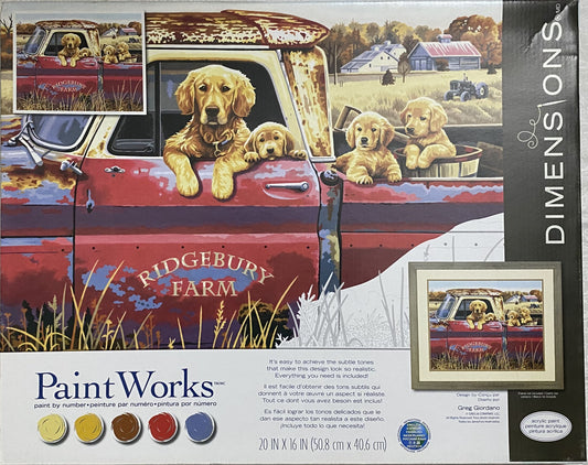 Golden Ride, Paint by Number_73-91525