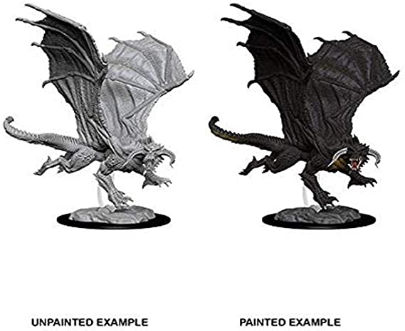 WZK73682 Young Black Dragon Nozurs Marvelous Miniatures D&D Unpainted