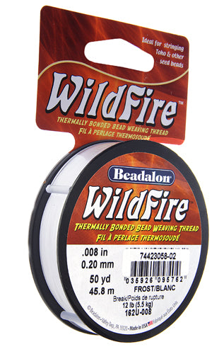 Beadalon Wildfire .008in 0.20mm FROST