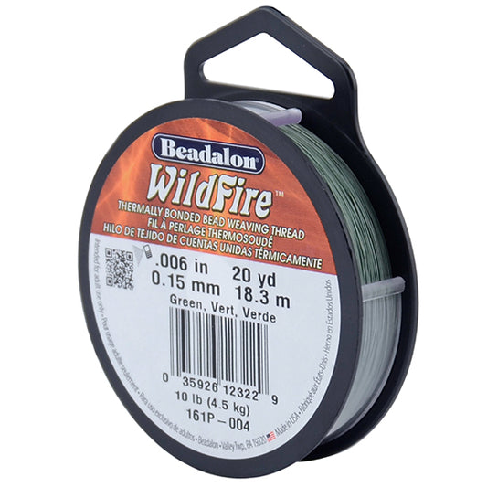 Beadalon Beadalon Wildfire .006in/ 0.15mm Green Spool