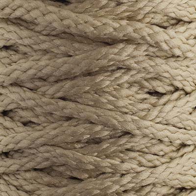 Braided Macrame Cord 6mm 70yds Pebble