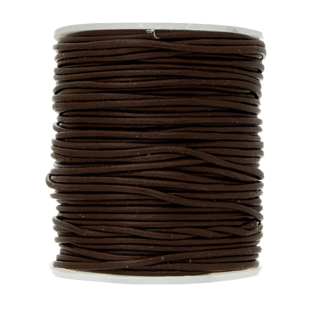 Dazzle-It Genuine Leather Cord 1mm Brown