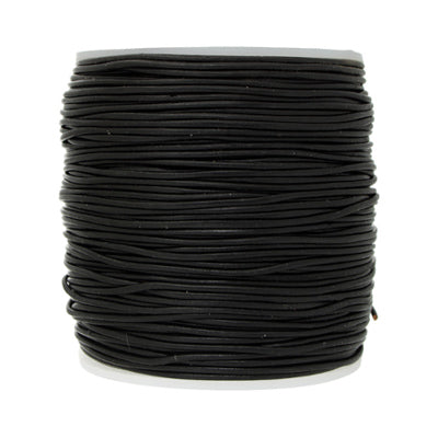 Dazzle-It Genuine Leather Cord 1mm Black
