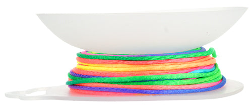 Rattail Cord  with Re-Useable Bobbin Rainbow