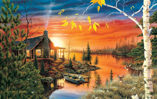 Sunsout 550pc Puzzle - Autumn Evening